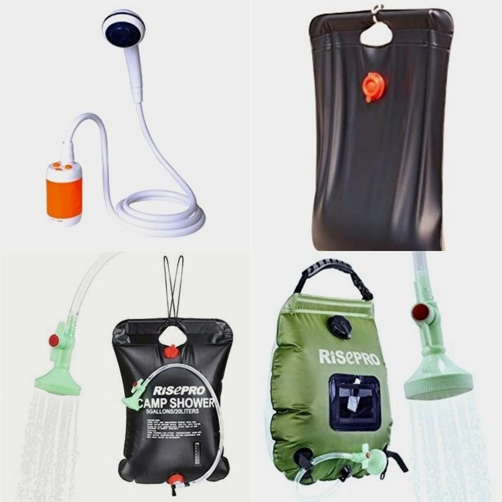 Las mejores duchas portátiles para acampada